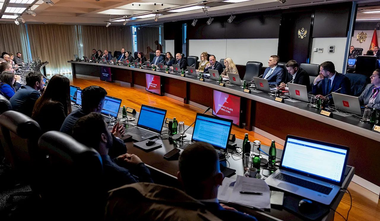 Sjednica Vlade Crne Gore u Podgorici. Foto: Vlada Crne Gore