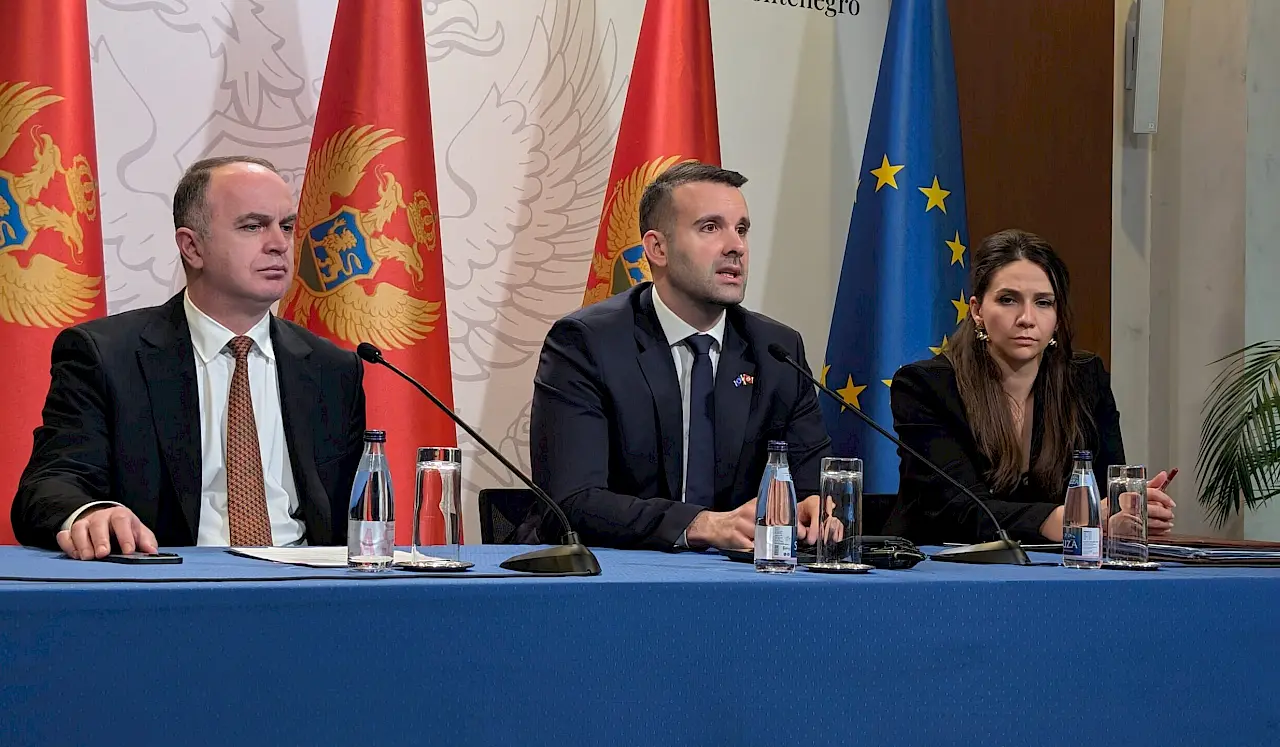 Sa današnje pres konferencije. Foto: Ivan Ivanović