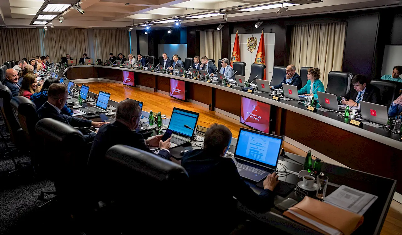 Sjednica Vlade Crne Gore u Podgorici. Foto: Vlada Crne Gore