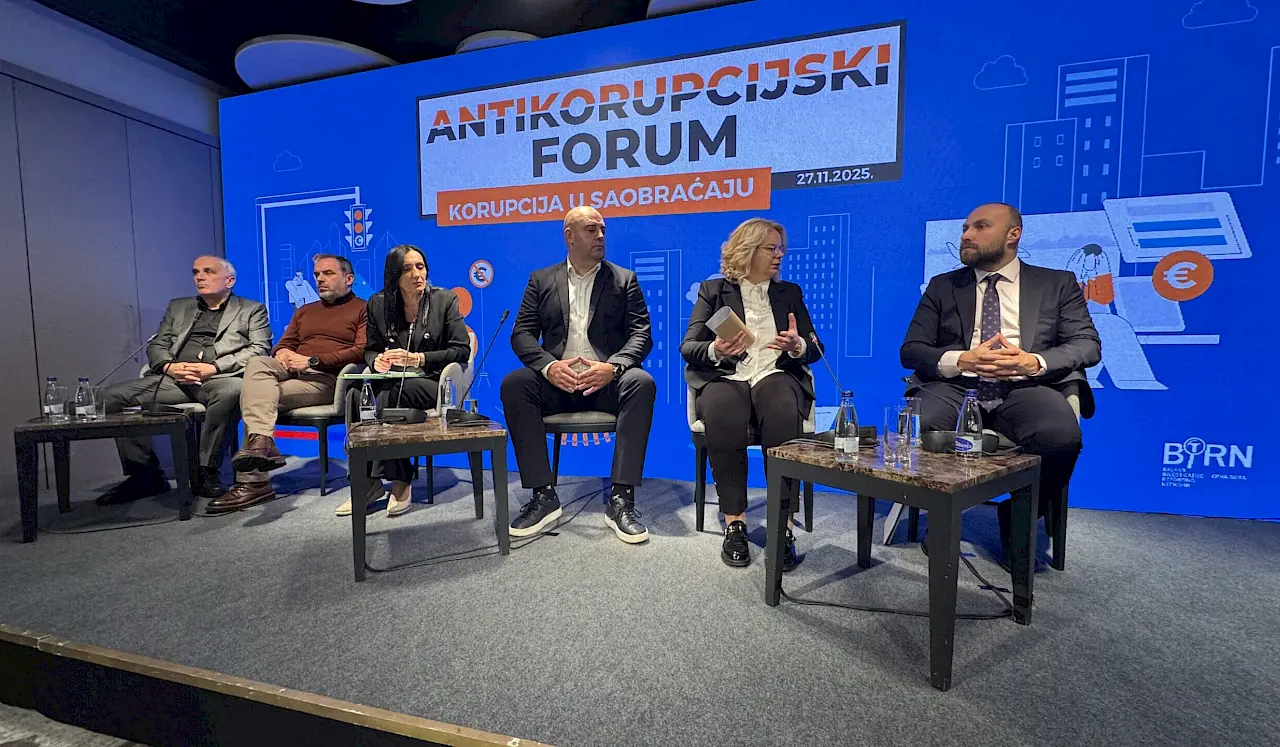 Sa Antikorupcijskog foruma "Korupcija u saobraćaju".Foto: BIRN