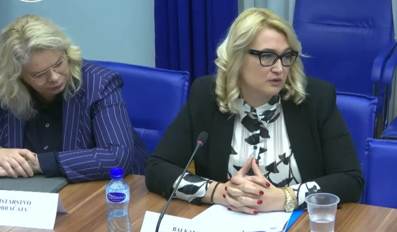 Jelena Mitrović na sjednici Odbora za antikorupciju. Foto: Skupština Crne Gore
