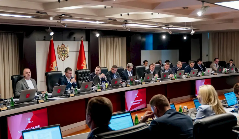 Sjednica Vlade Crne Gore u Podgorici. Foto: Vlada Crne Gore