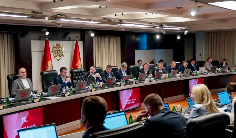 Sjednica Vlade Crne Gore u Podgorici. Foto: Vlada Crne Gore