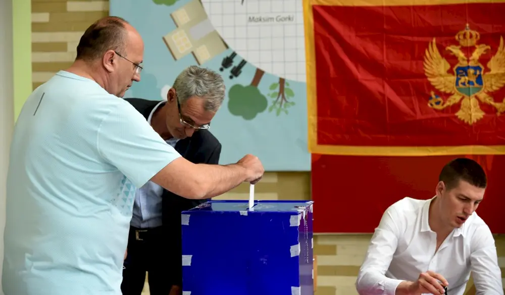 Biračko mjesto u Podgorici. Foto: EPA-EFE/BORIS PEJOVIĆ