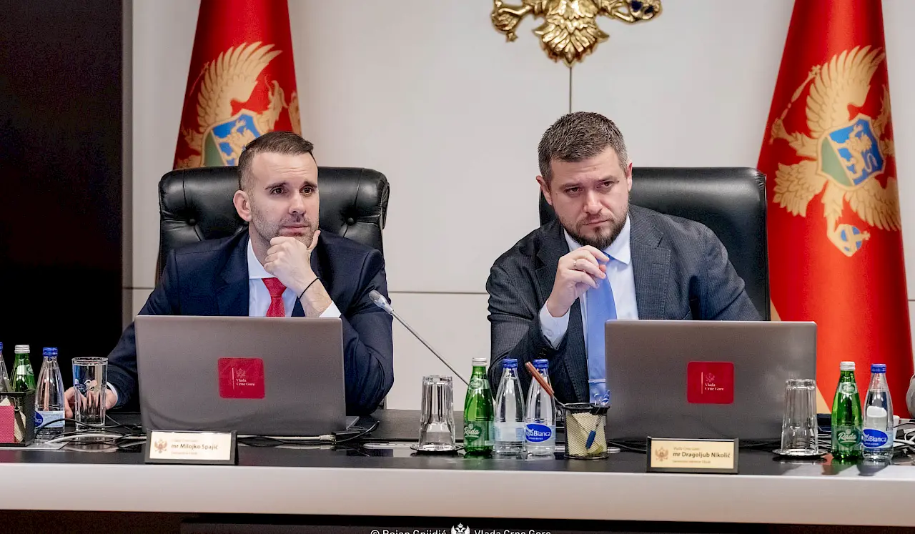 Premijer Milojko Spajić na sjednici Vlade. Foto: Vlada Crne Gore