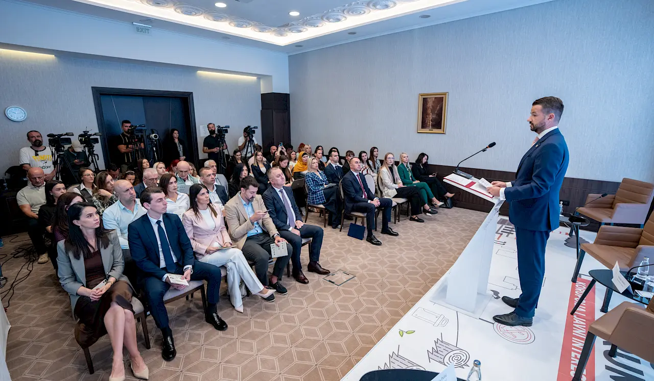 Sa četvrtog Antikorupcijskog foruma. Foto: BIRN/Samir Kajošević